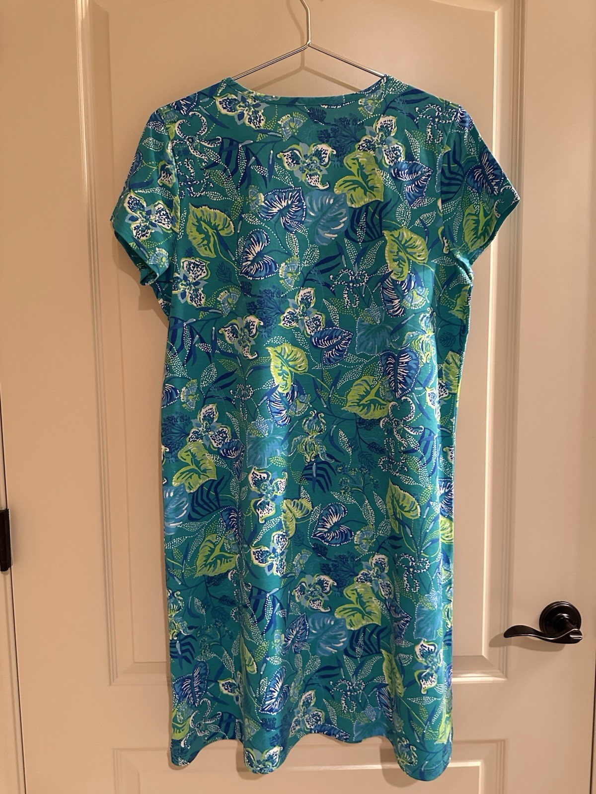 LILLY PULITZER GREEN BOTANICAL DRESS – SIZE LARGE – NEW WITH TAGS