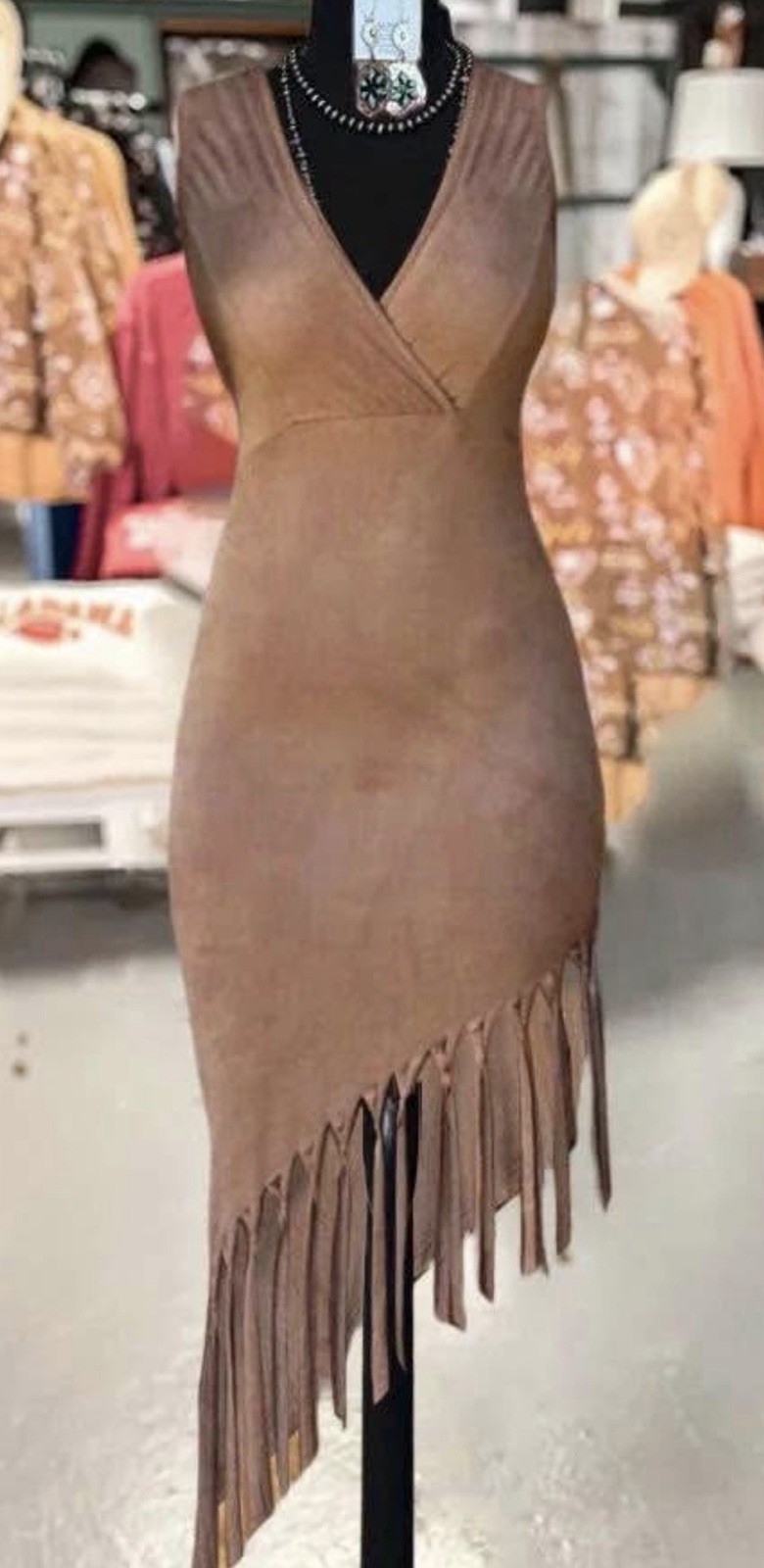 Tassel Regular Fit Midi Dress Women’s Size 2XL