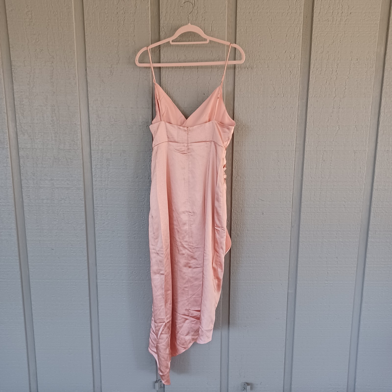 Significant Other Elise Satin Midi Dress Size 10 Wedding Guest Surplice V Neck