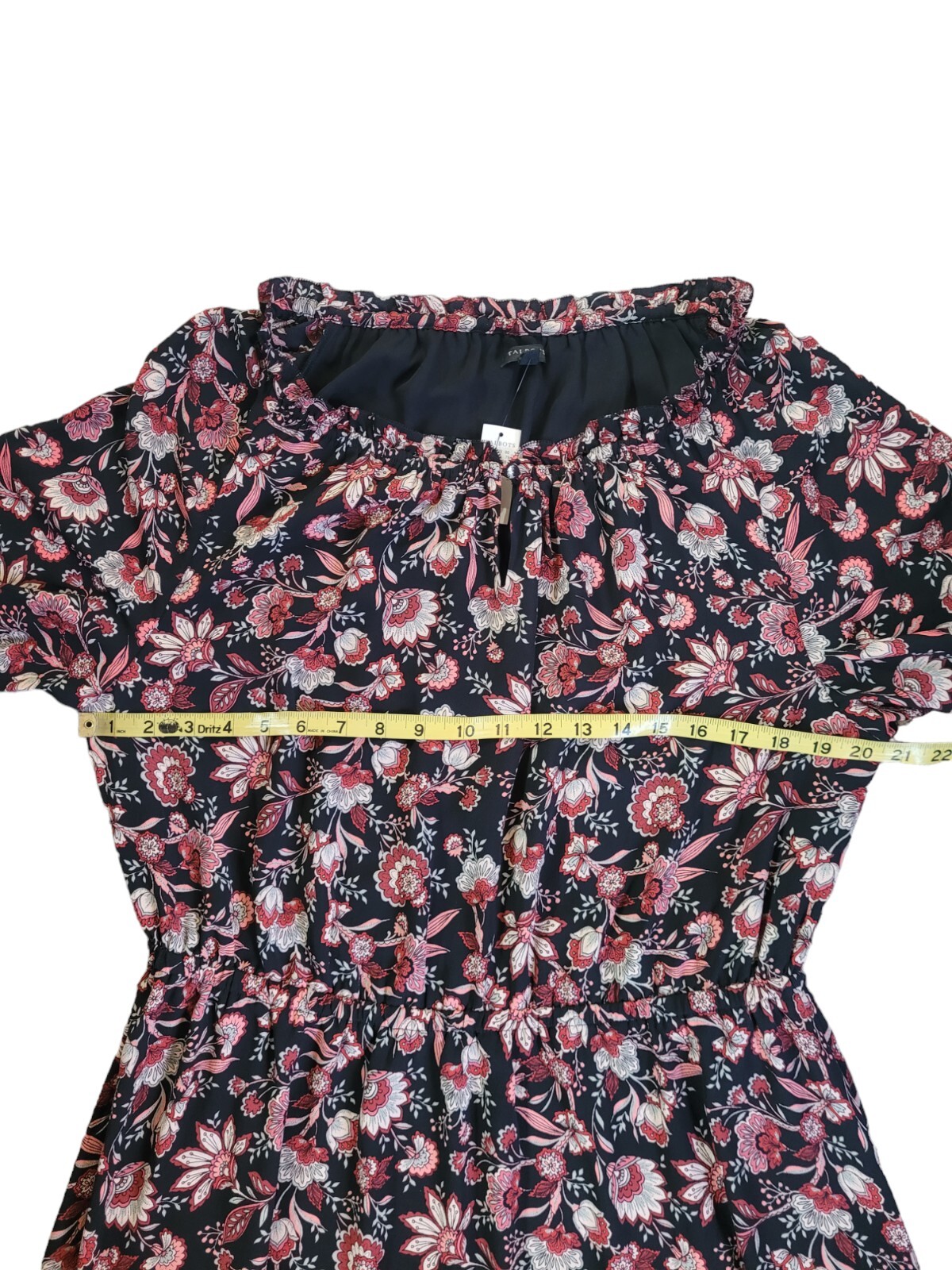 New TALBOTS X Bracelet Sleeve Autumn Garden Midi Dress Women