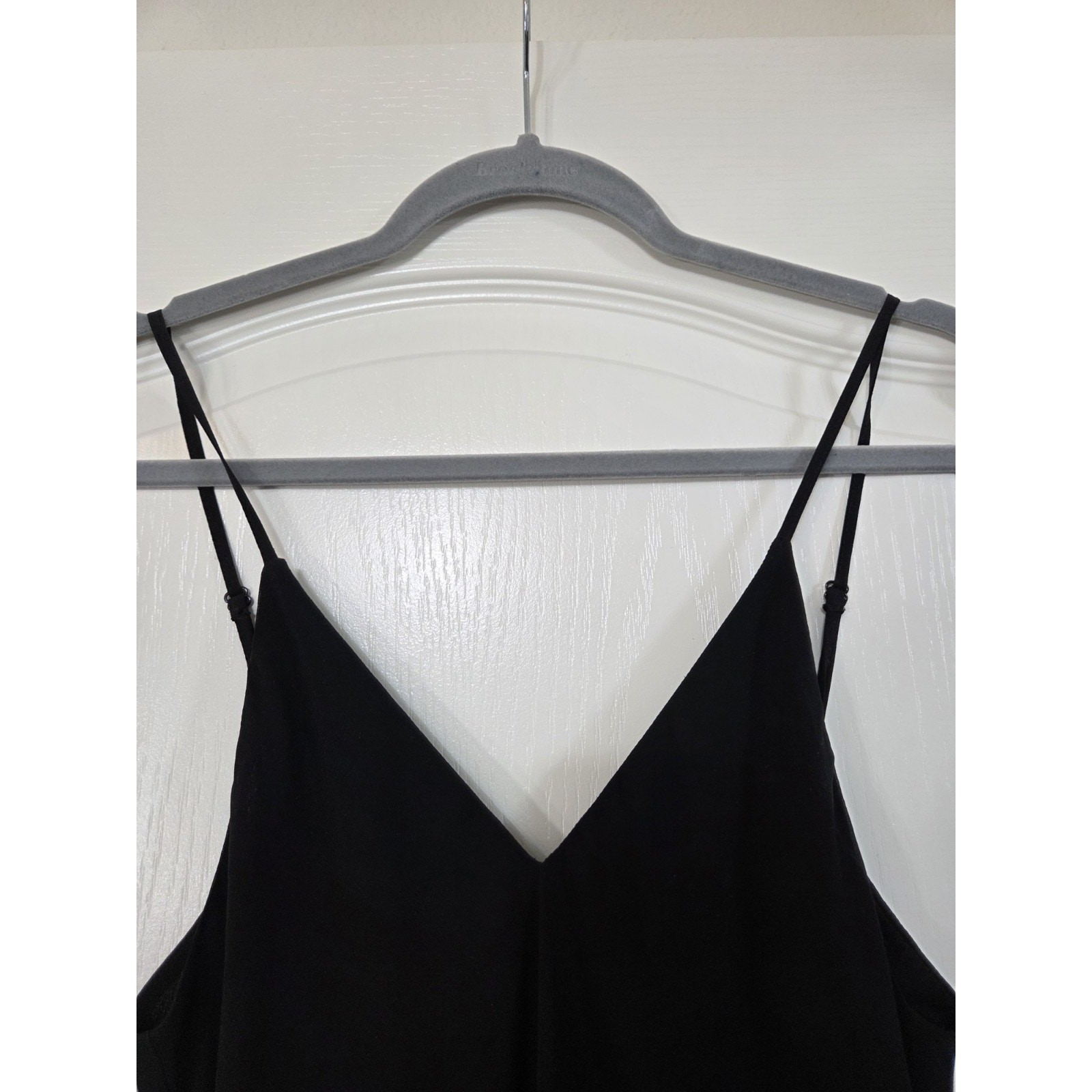 Lovers and Friends (Revolve) Black Chiffon Sexy Slit Slip Maxi Dress, Size Small