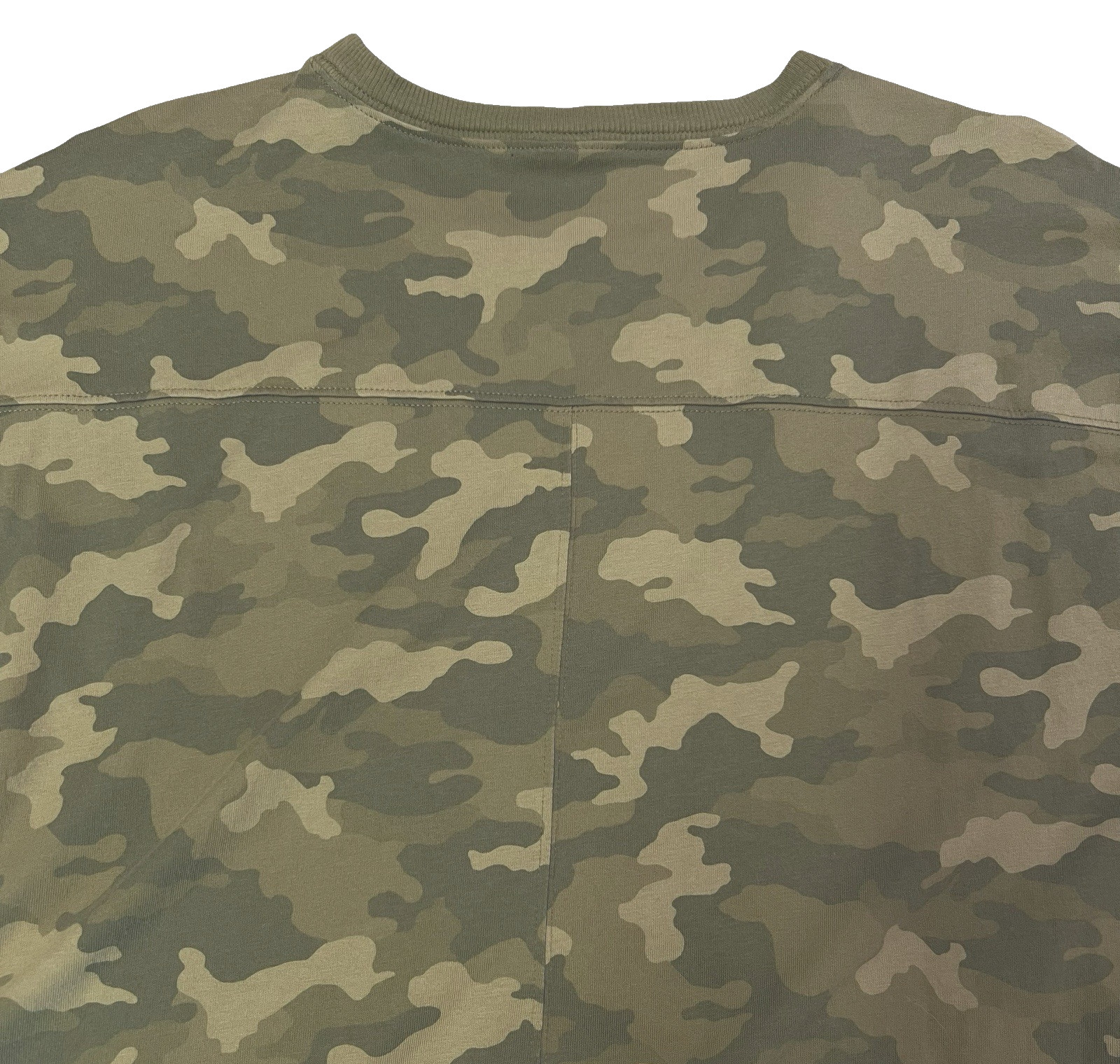 Old Navy Easy Tee Mini Women’s Cotton Green Camouflage T Shirt Dress Size Large