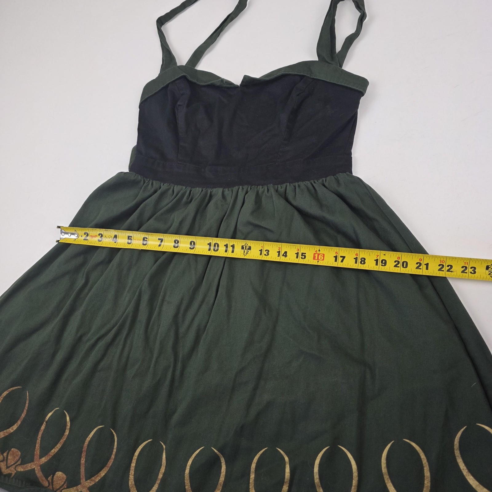 Marvel Her Universe Dress Womens Medium Green Loki Limited Edition Fit & Flare