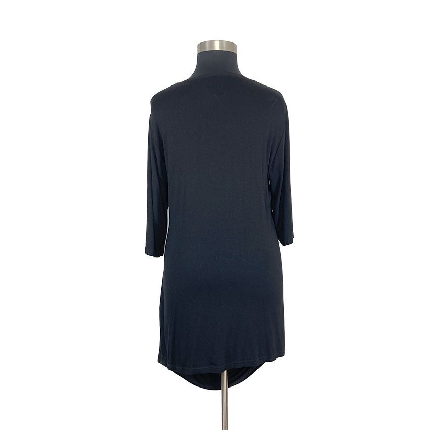 Transparente OS Black Tunic Dress Art To Wear Lagenlook Fits S M L XL 1X 2X