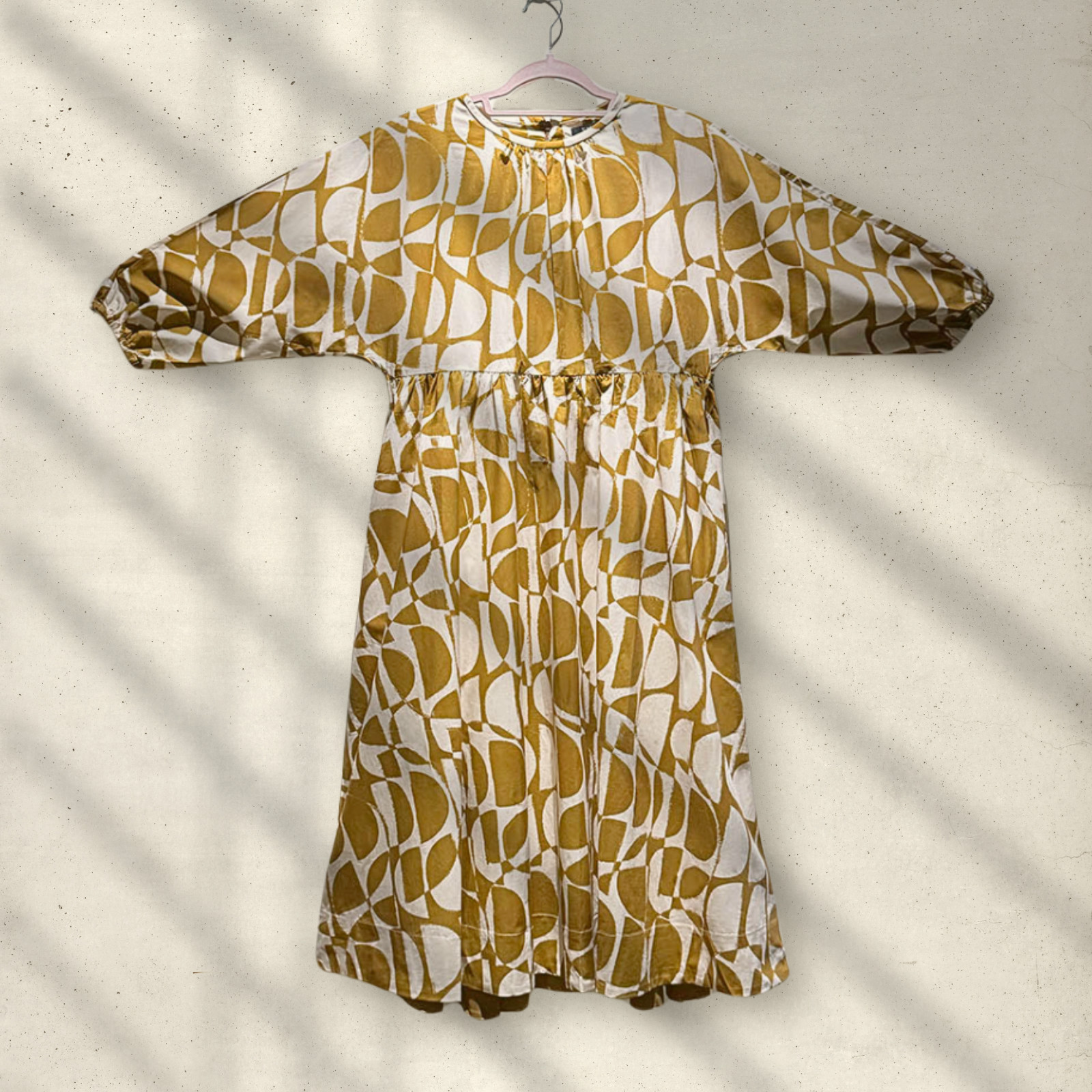 Vintage S’ Max Mara Natural Cotton Poplin Dress