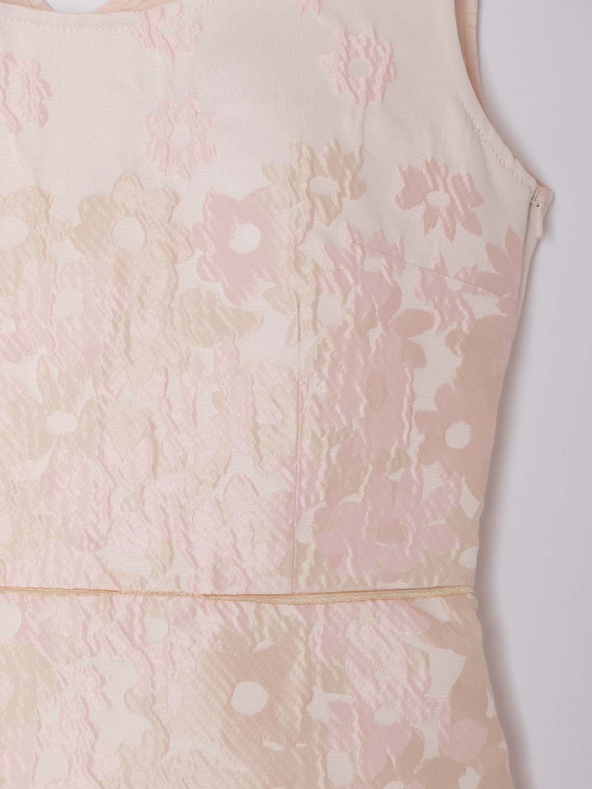 PennyBlack Jacquard A-Line Dress Mini blush pink floral Size XS