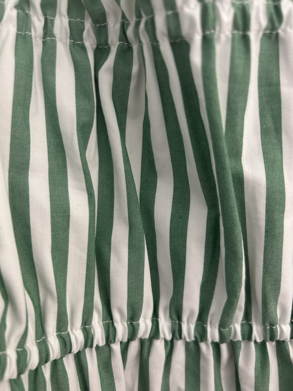 Solid & Striped NWT Maxi Dress XL Bloomingdale’s Green And White Striped