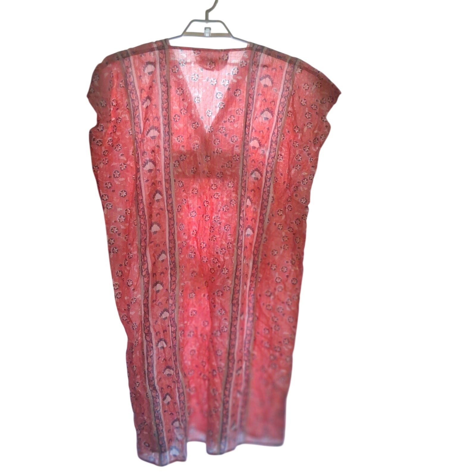 Emerson Fry India Collection Caftan dress womens one size Francina Rose pink