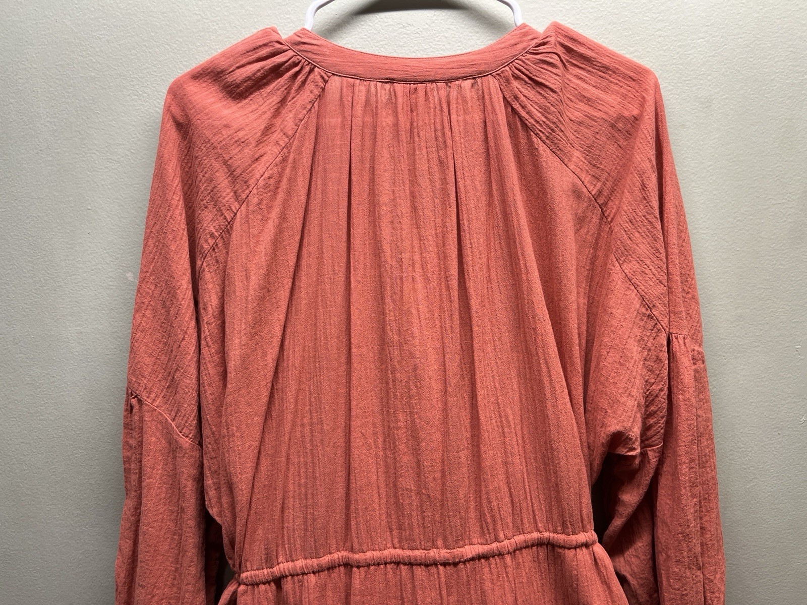 Matilda Jane Good Hart dress womens size XL coconut grove fall orange tiered