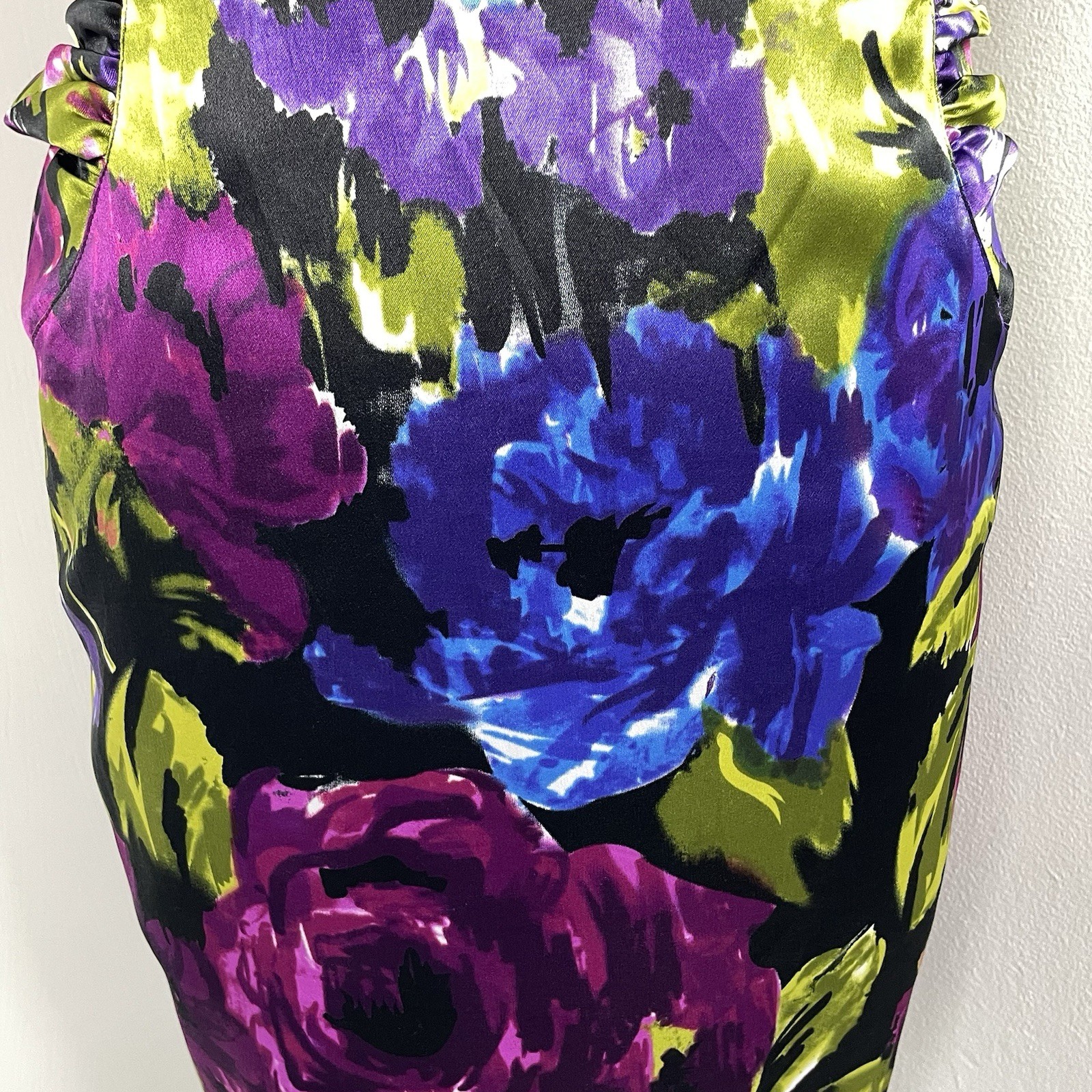 Adrianna Papell Plus Size 22 Multi Floral Dress Slight Stretch.