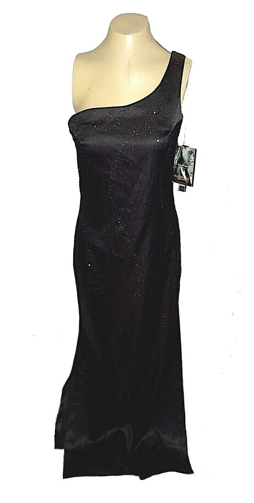 New Dress, Rampage Evening Purple Beads Long Venus-1-Shoulder MSRP-$78.00 7