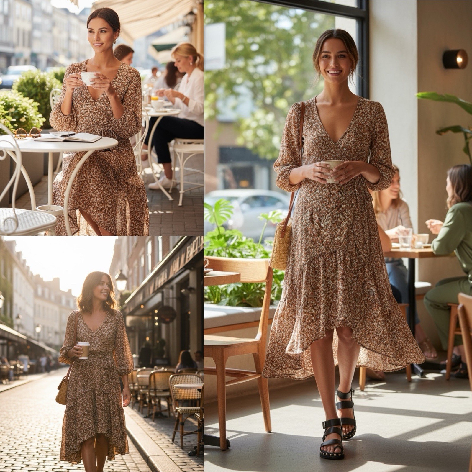Faithfull The Brand Dress Matilda Floral Peasant Australia Size US 6 NWT $189