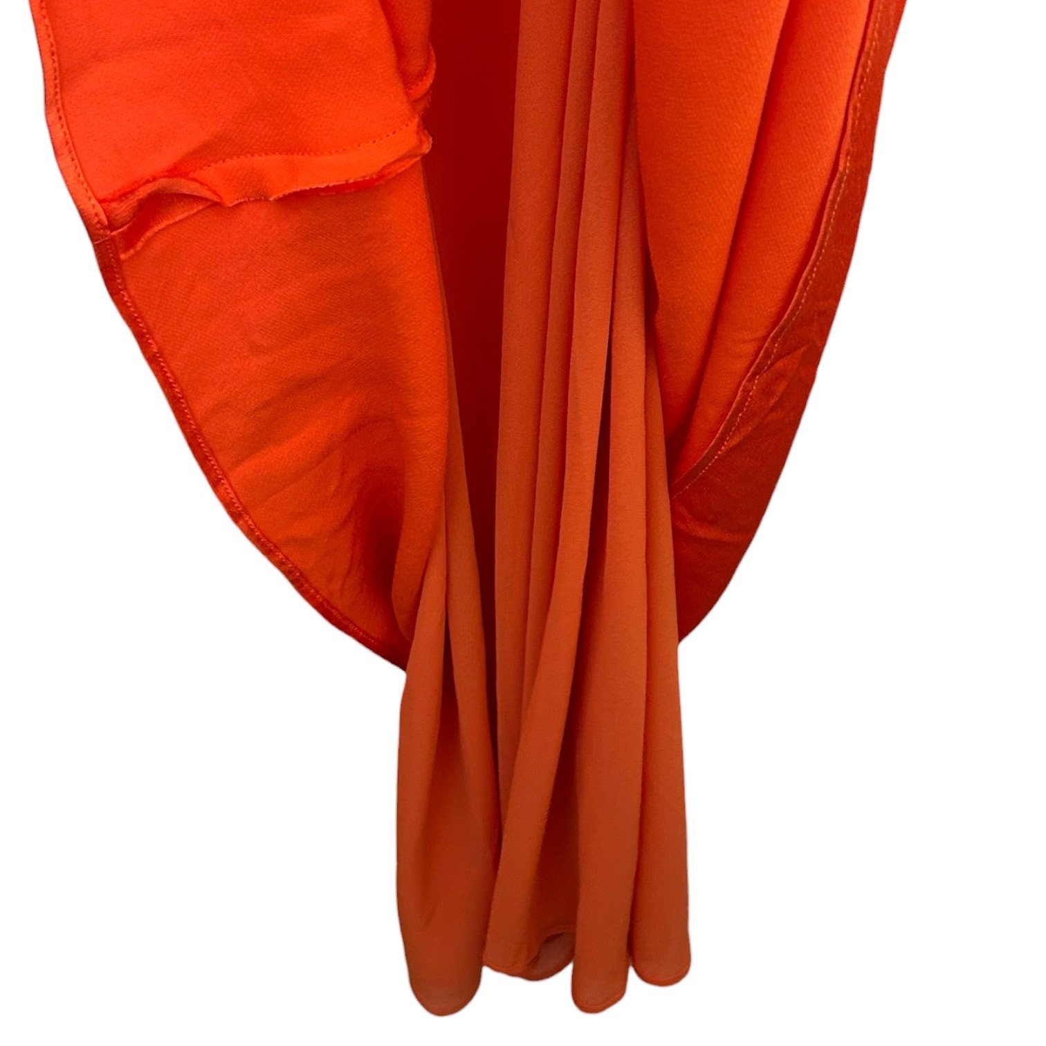 Shona Joy NWT ‘Mia’ Contrast One Shoulder Maxi Dress, Red, Orange 8 US, 12 AUS