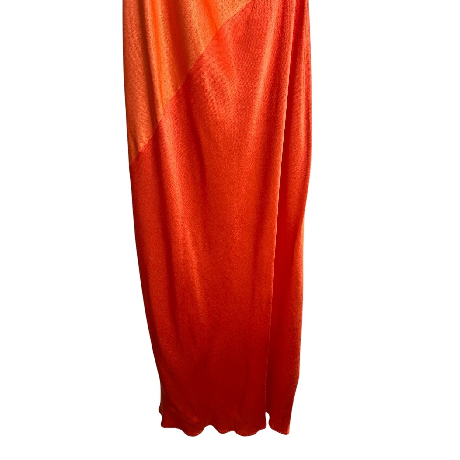 Shona Joy NWT ‘Mia’ Contrast One Shoulder Maxi Dress, Red, Orange 8 US, 12 AUS