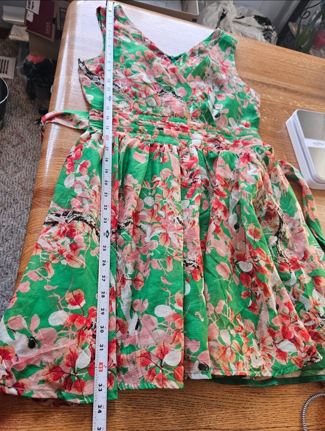 RMO & JUL Floral Mini Dress Size L Trendy & Romantic perfect For Parties