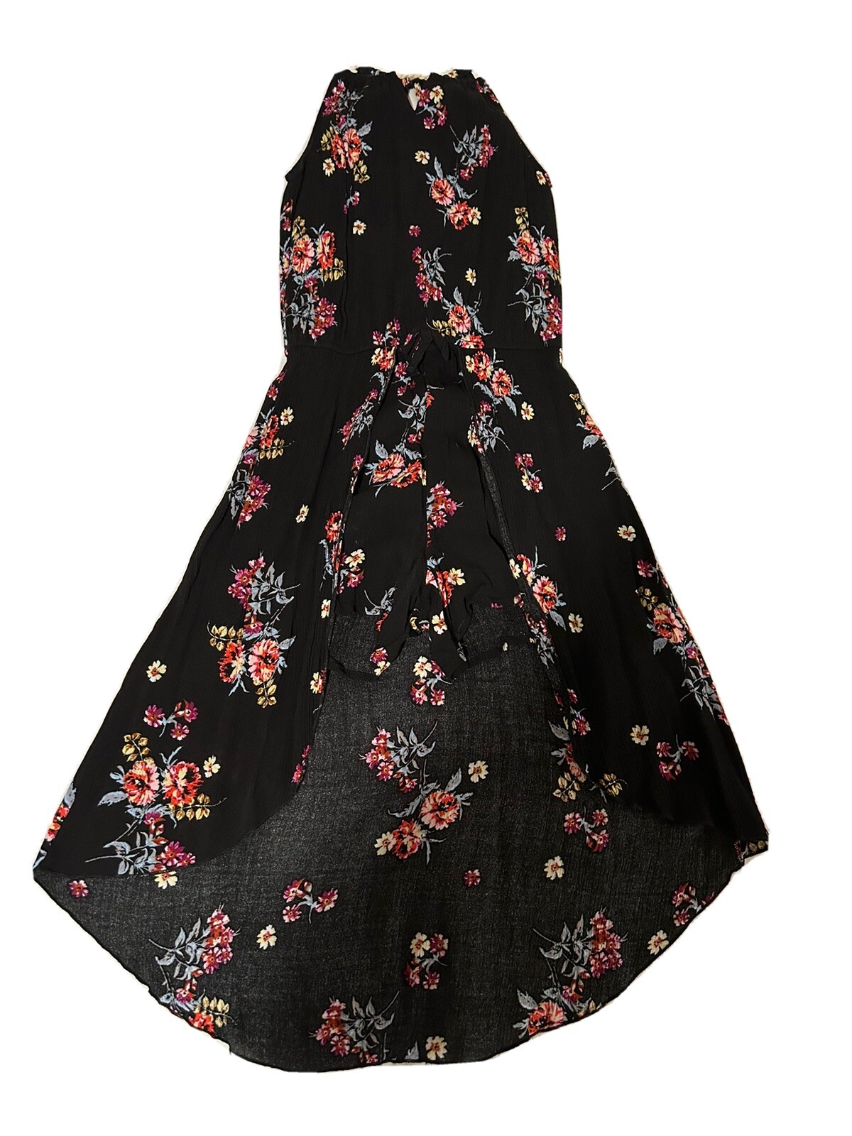 Zunie Black Flower Dress with Shorts