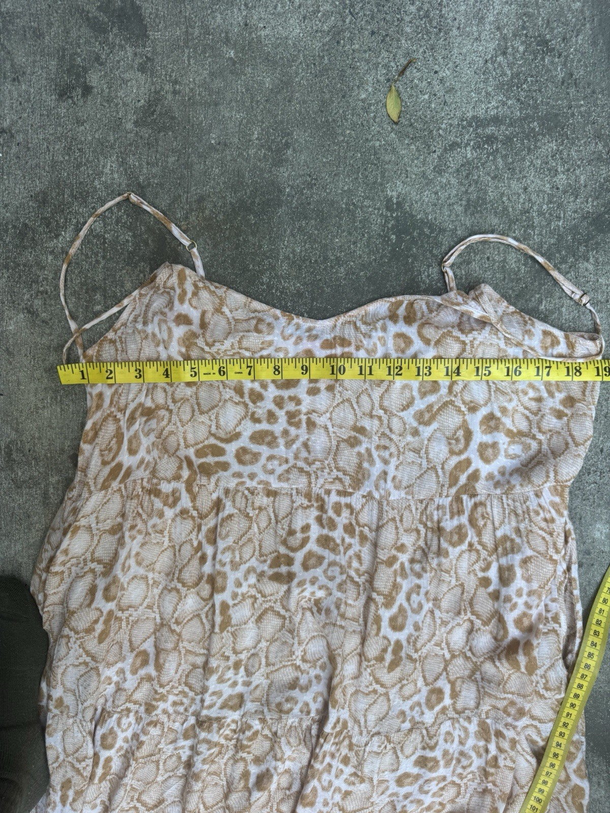 Leopard Tier Dress