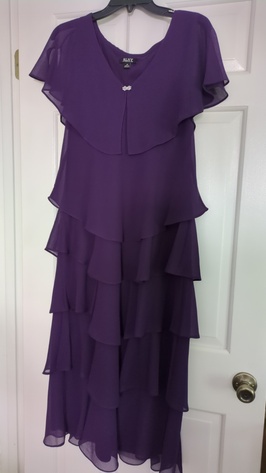 SLNY Fashions tiered dress size 14