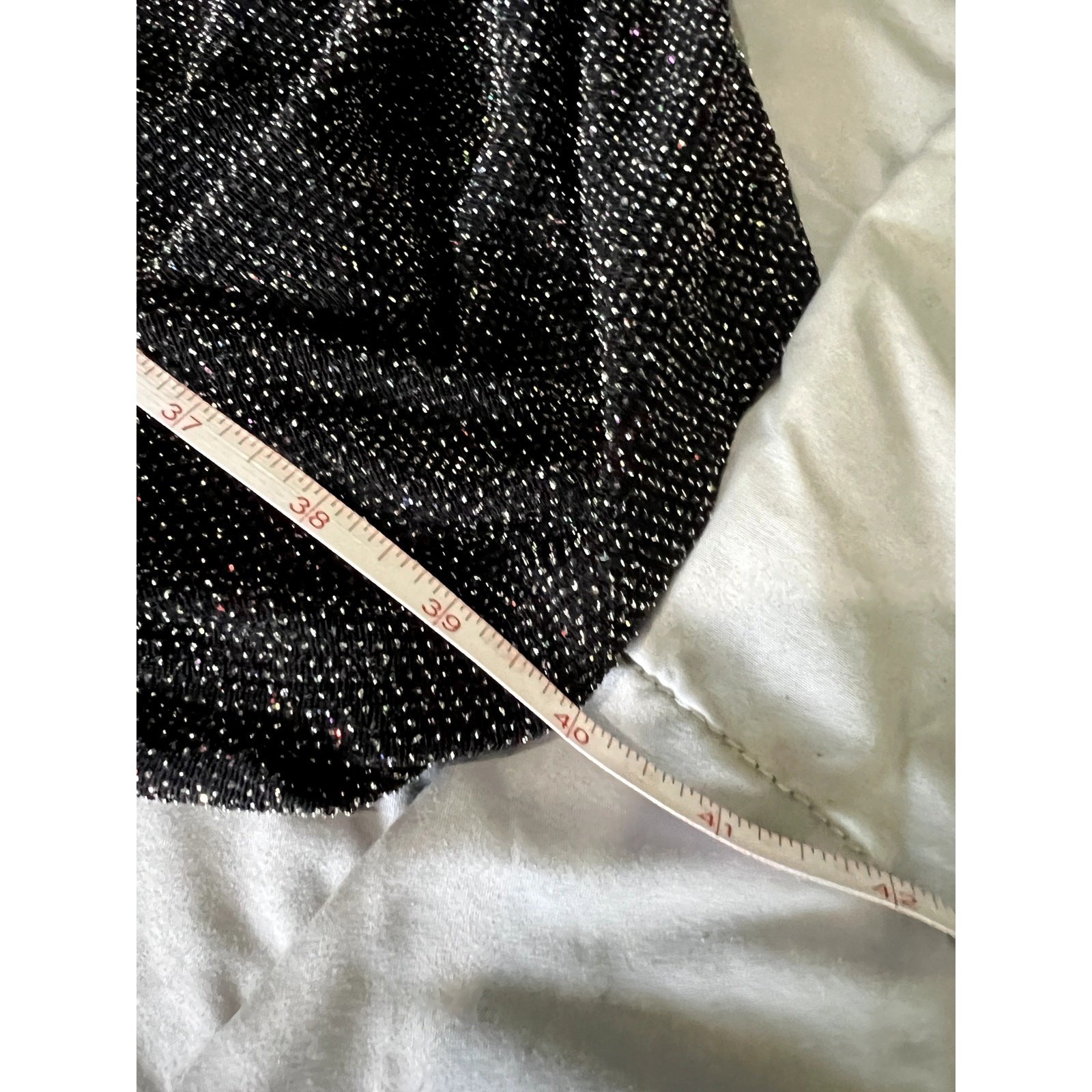 Free Press black sparkly bodycon long sleeve dress womens small evening cocktail