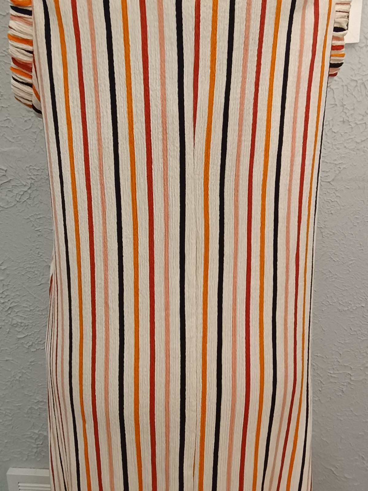 Sfera Collection Striped Maxi Sleeveless Dress Medium