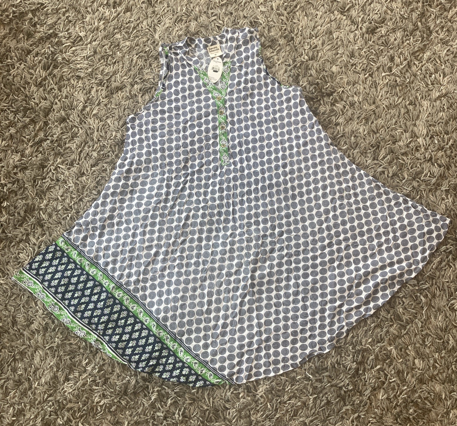 Seven Islands Geometric Womens Dress Size XL NWT