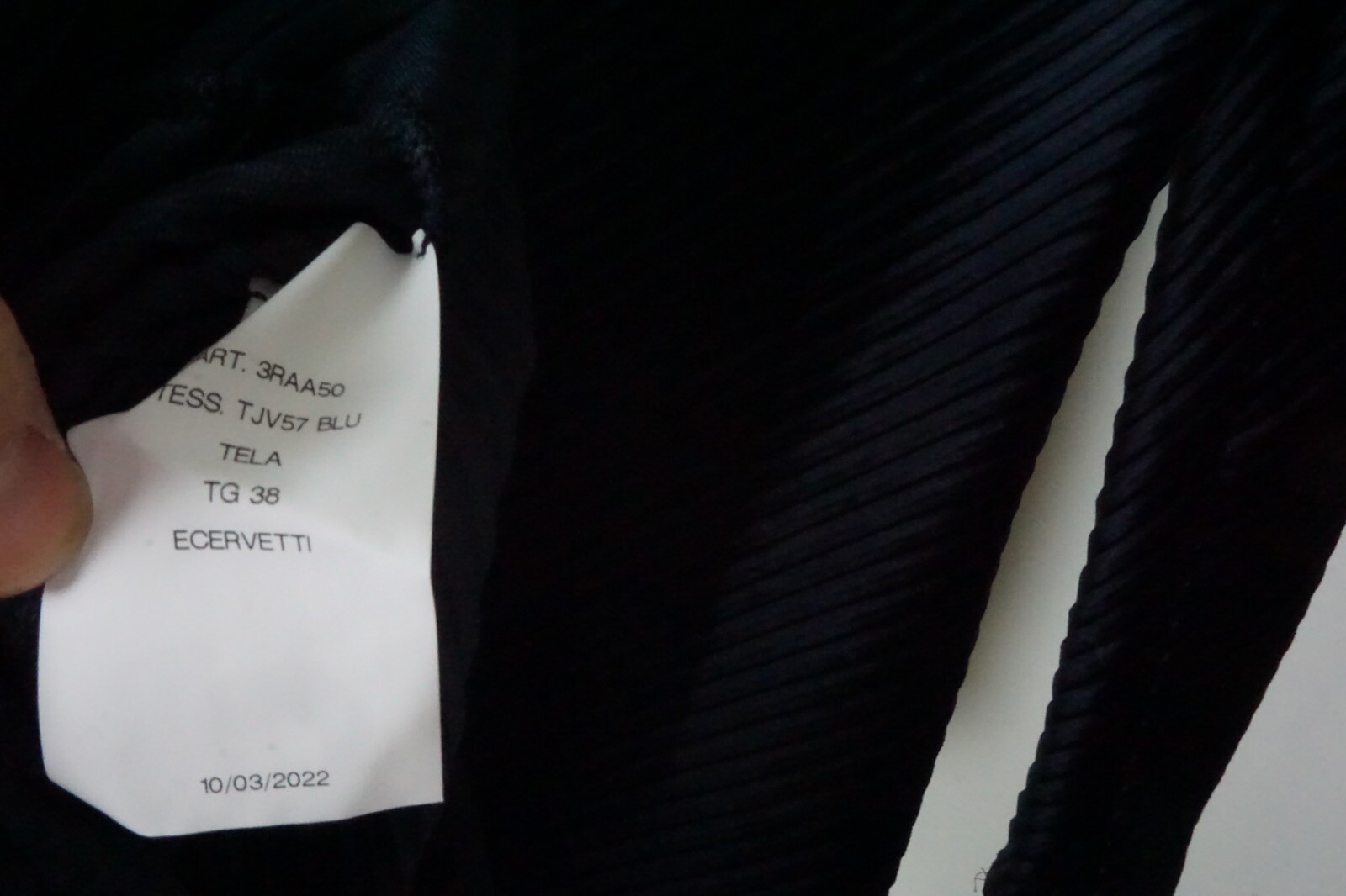 Giorgio Armani Navy Blue Pleated Long Womens Dress Sz 38 BRAND NEW