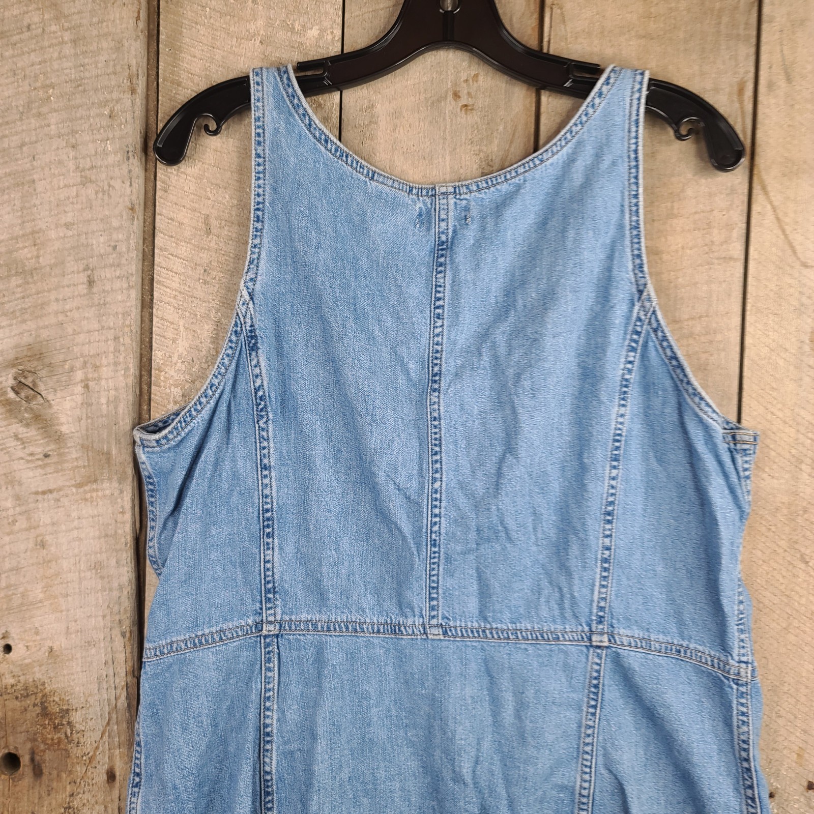 Levi’s Alisha Way Back When Denim Short Dress Blue Jean Sleeveless Size XL