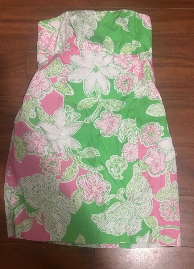 Lilly Pulitzer Strapless Dress Size 0