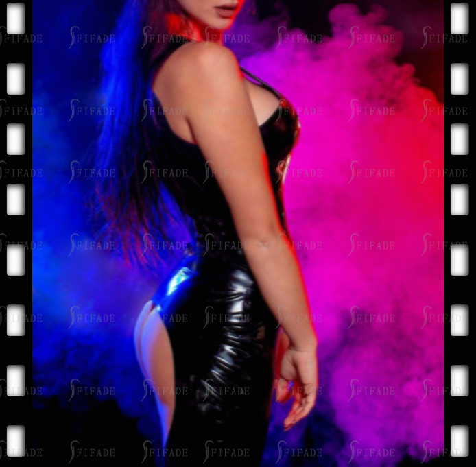 Latex Dresses Back Open Easy Entry Sexy Club Wear Catsuit Customized 0.4mm D154