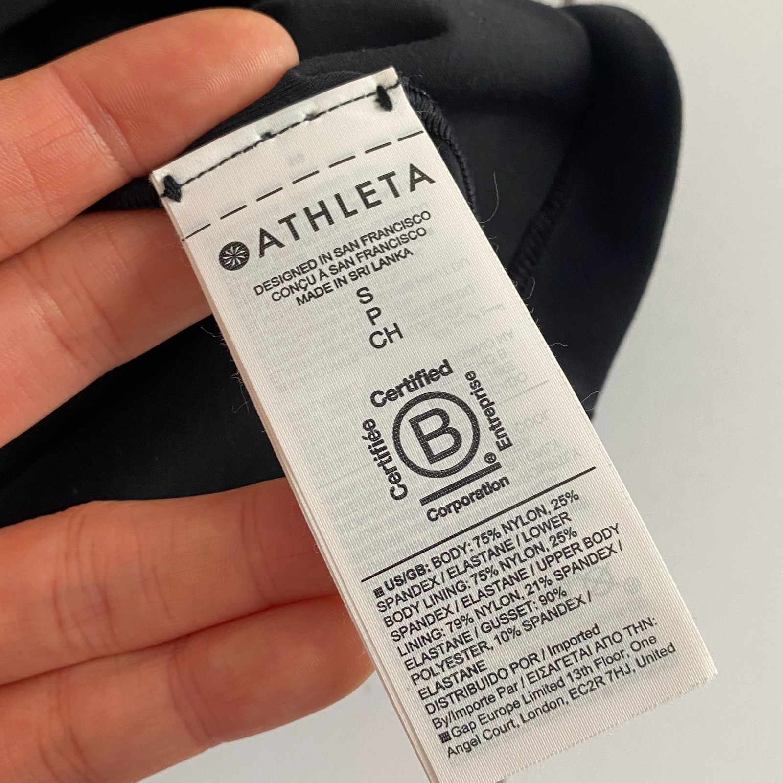 Athleta Transcend Black Athletic Sport Dress With Pockets Size Small