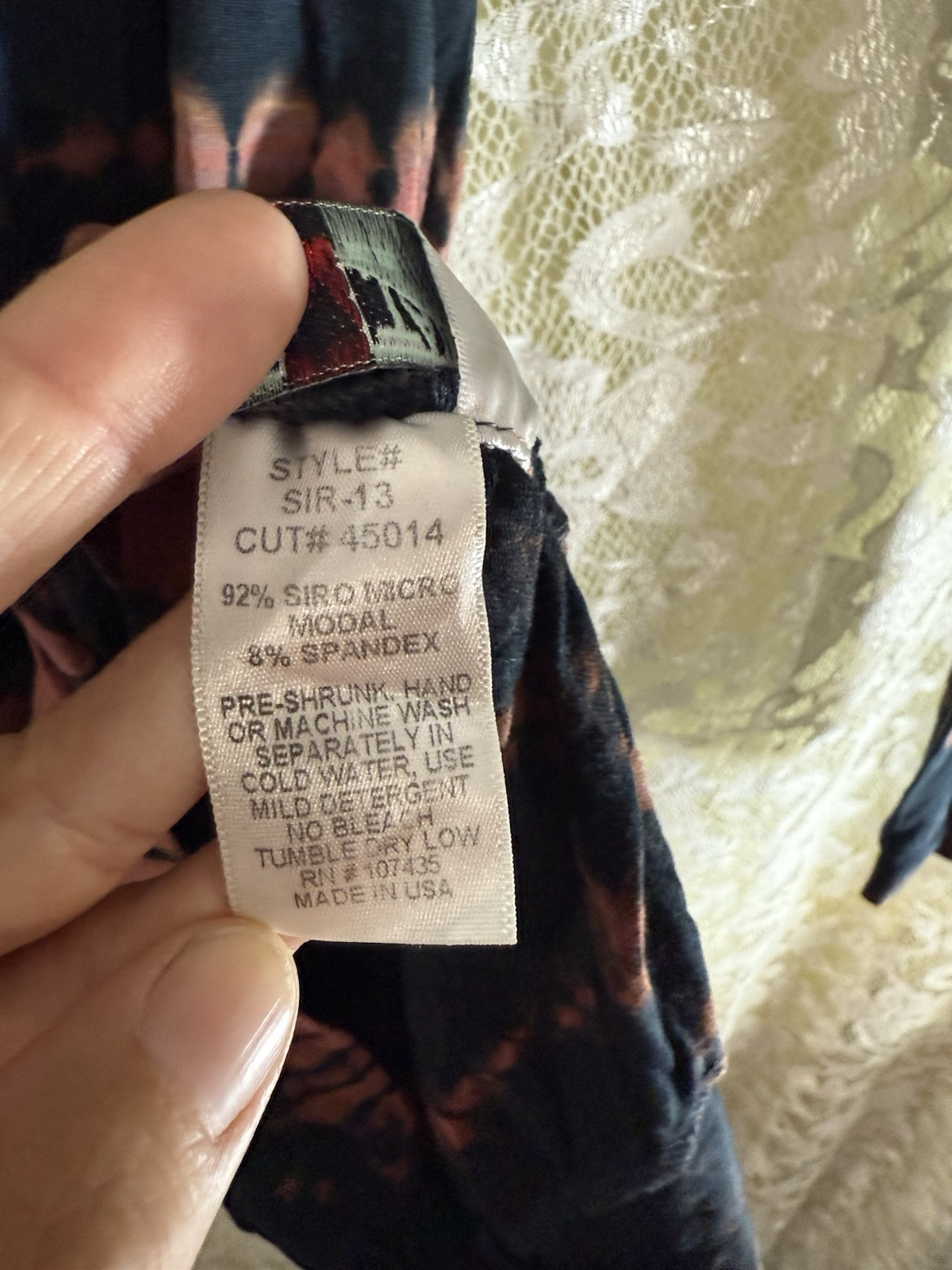 Hard Tail Pink Black Gray Tie Dye Dress side ruching xs/s euc long sleeve