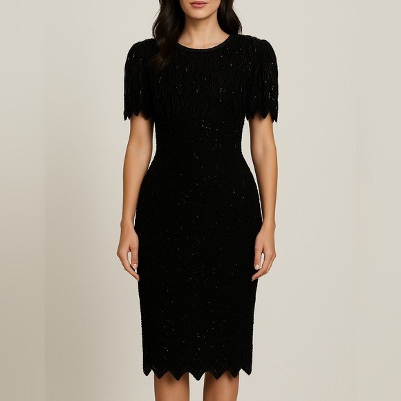 Mark & John by B2 Black Elegant Dress