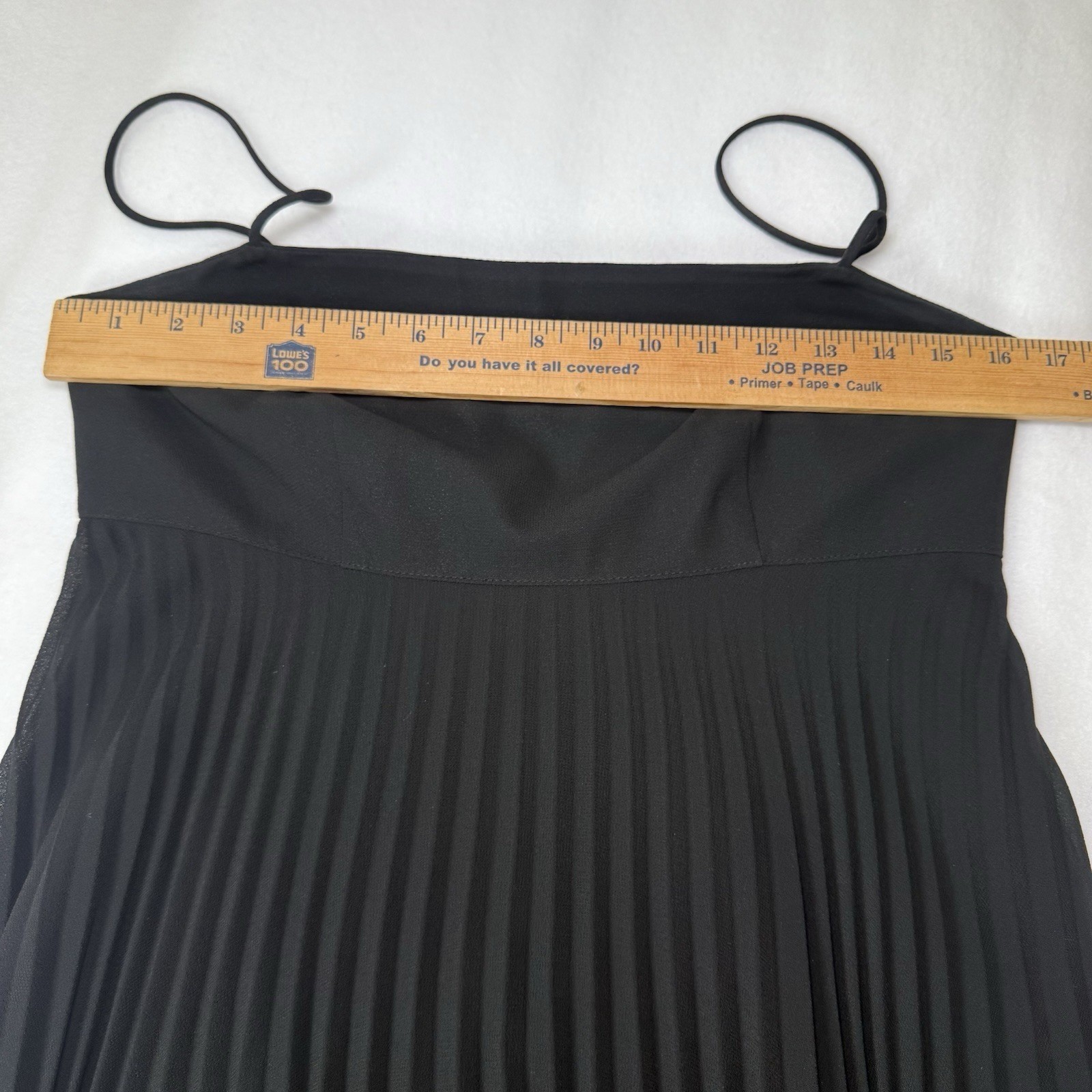 VTG 80’s-90’s O.Suzanne Black Accordion Pleated LBD Formal Size 4 Whimsigoth