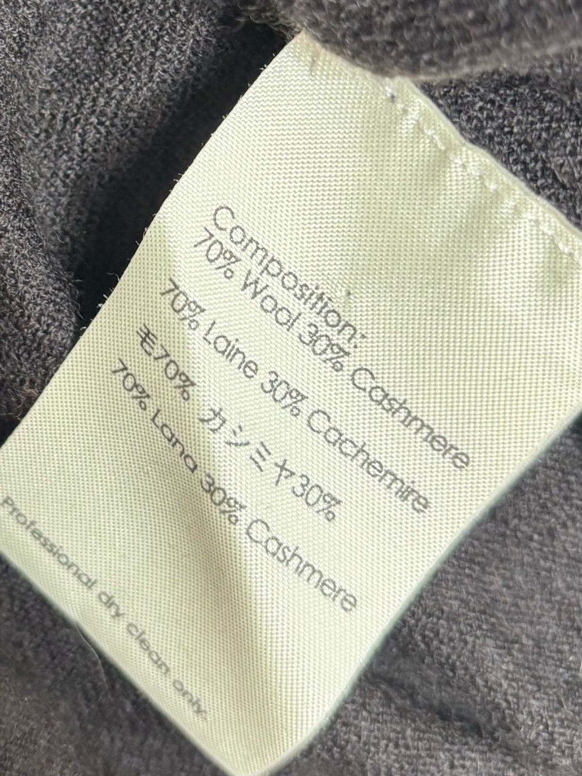 3.1 Phillip Lim Wool Cashmere Blend Grey Sleeveless Tie-Waist Midi Dress small