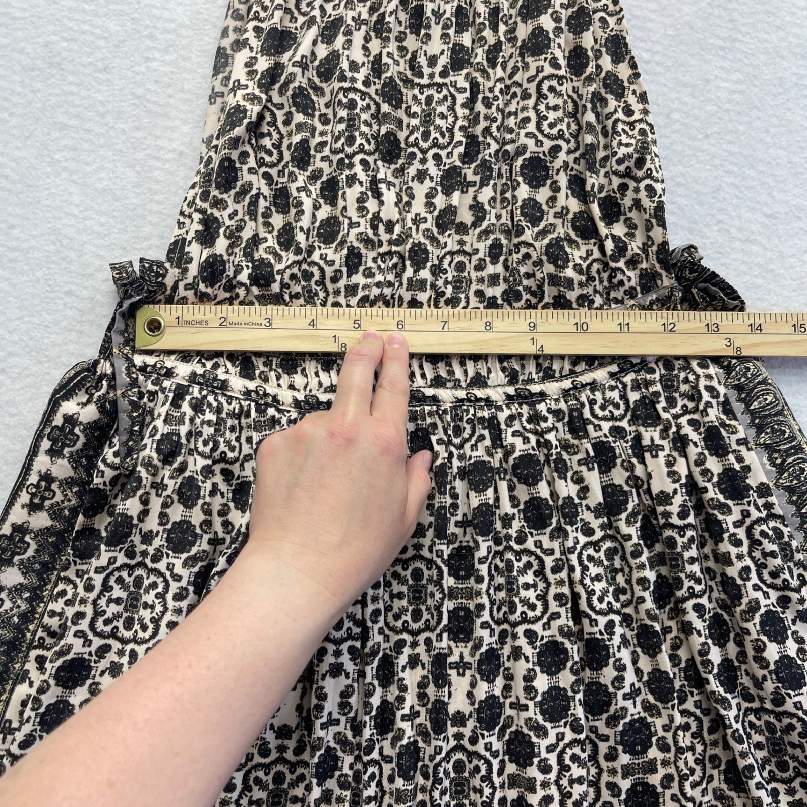 Free People Tunic Dress Medium Mid Summers Day Halter Mini Boho Festival Hippie