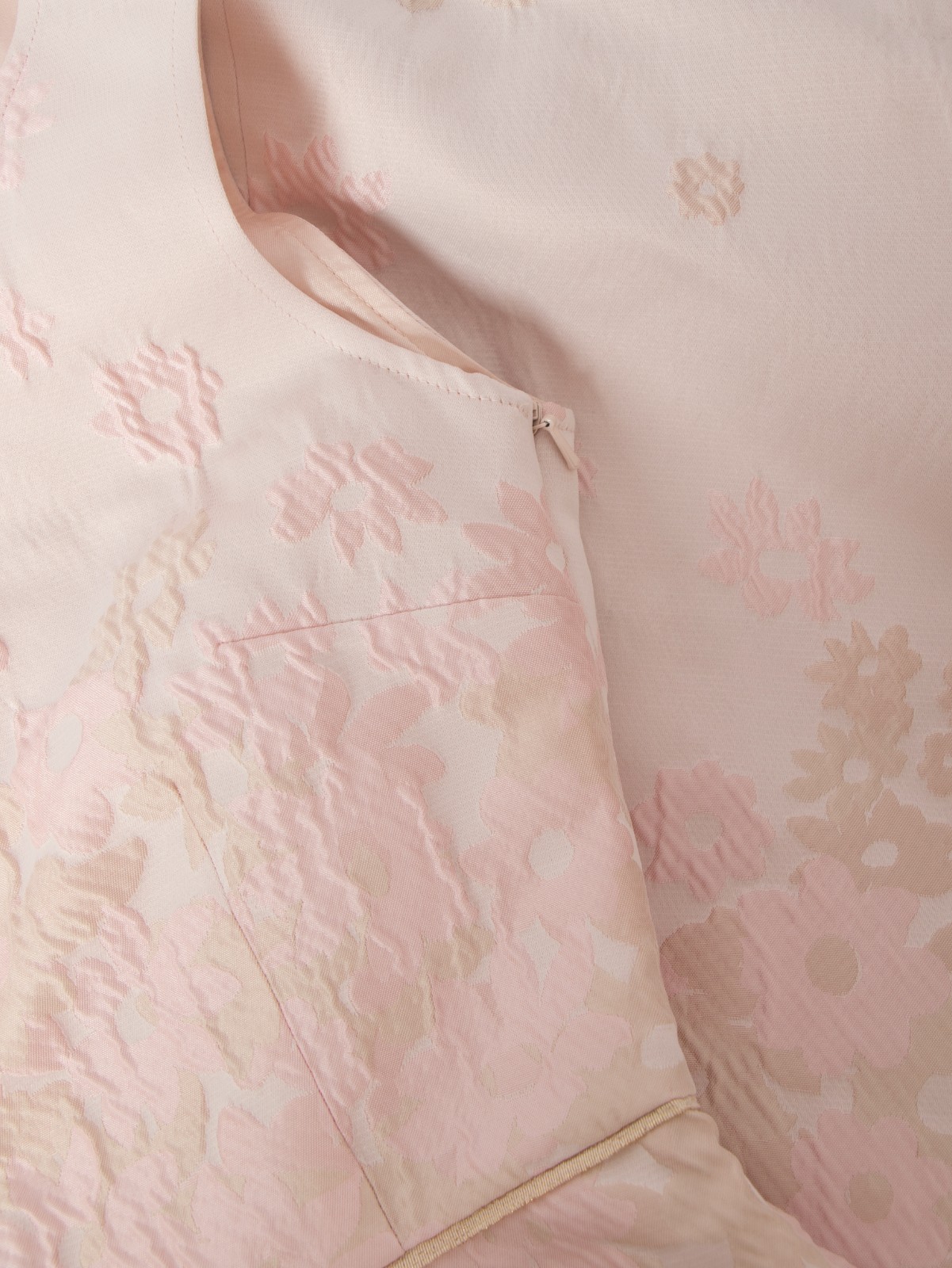 PennyBlack Jacquard A-Line Dress Mini blush pink floral Size XS