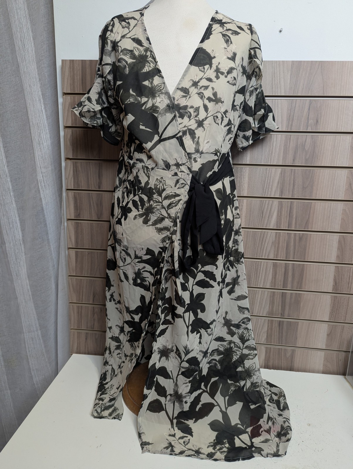 Joe Brown’s Summer Wrap Dress Ladies Lite Holiday Pool Floral Luxury Tie UK 16