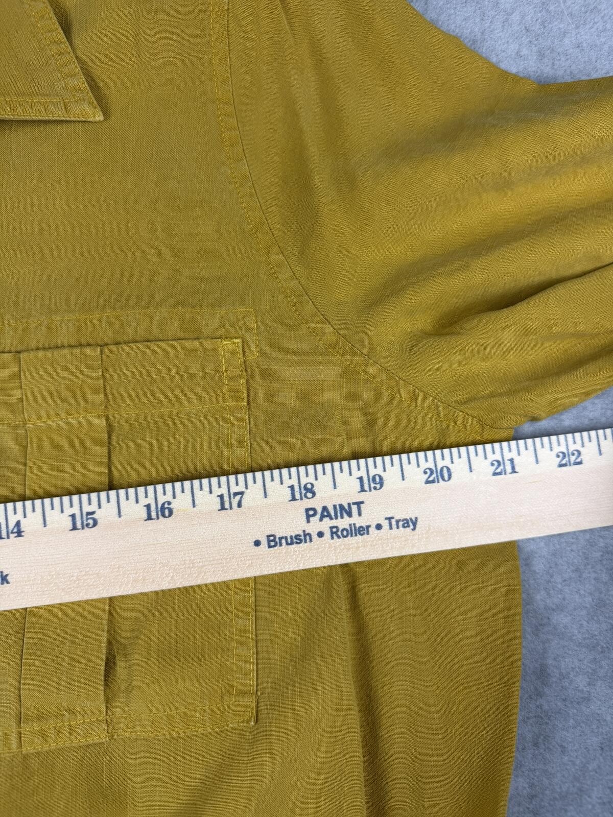 Sundance Golden Button-Up Shirtdress Med
