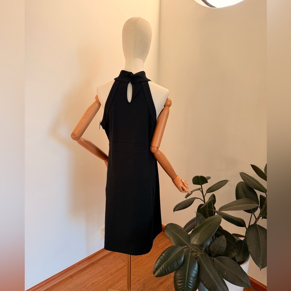 INC INTERNATIONAL CONCEPTS BLACK HALTER NECK DRESS 90’S Y2K 2000’S SLEEVELESS