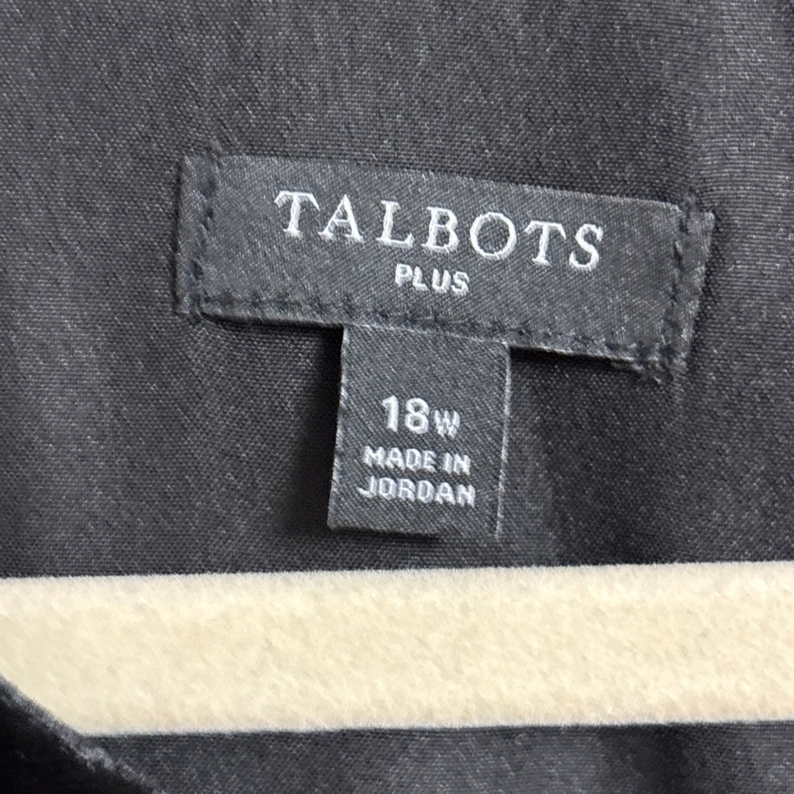 Talbots Dress 18W Plus Plaid Wool Sheath Shift Holiday Christmas Velvet Trim