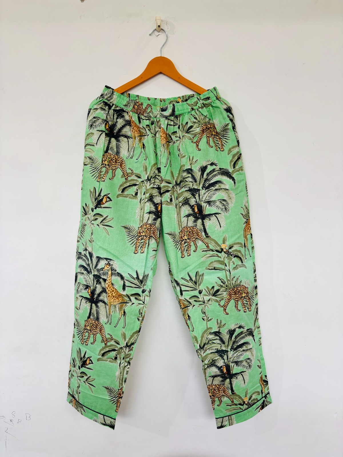 GiraffePrint Cotton Pajama Set:Summer Loungewear night wear for woman’s giftitem
