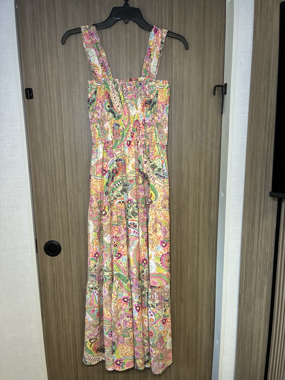 Floral Boutique Maxi Women’s Size Small Dress With Stretchy Top