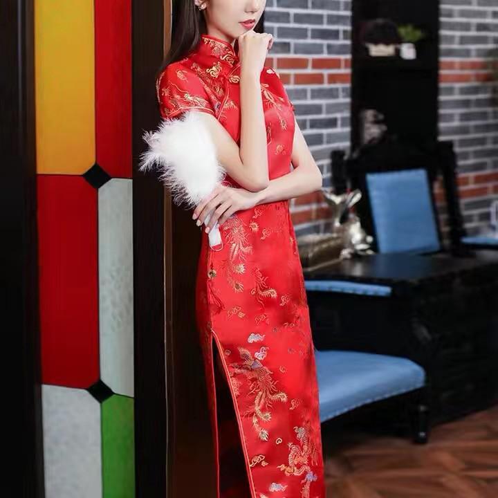 Chinese Retro Republic Style Qipao Sexy Women Cheongsam Vintage Classic Gift