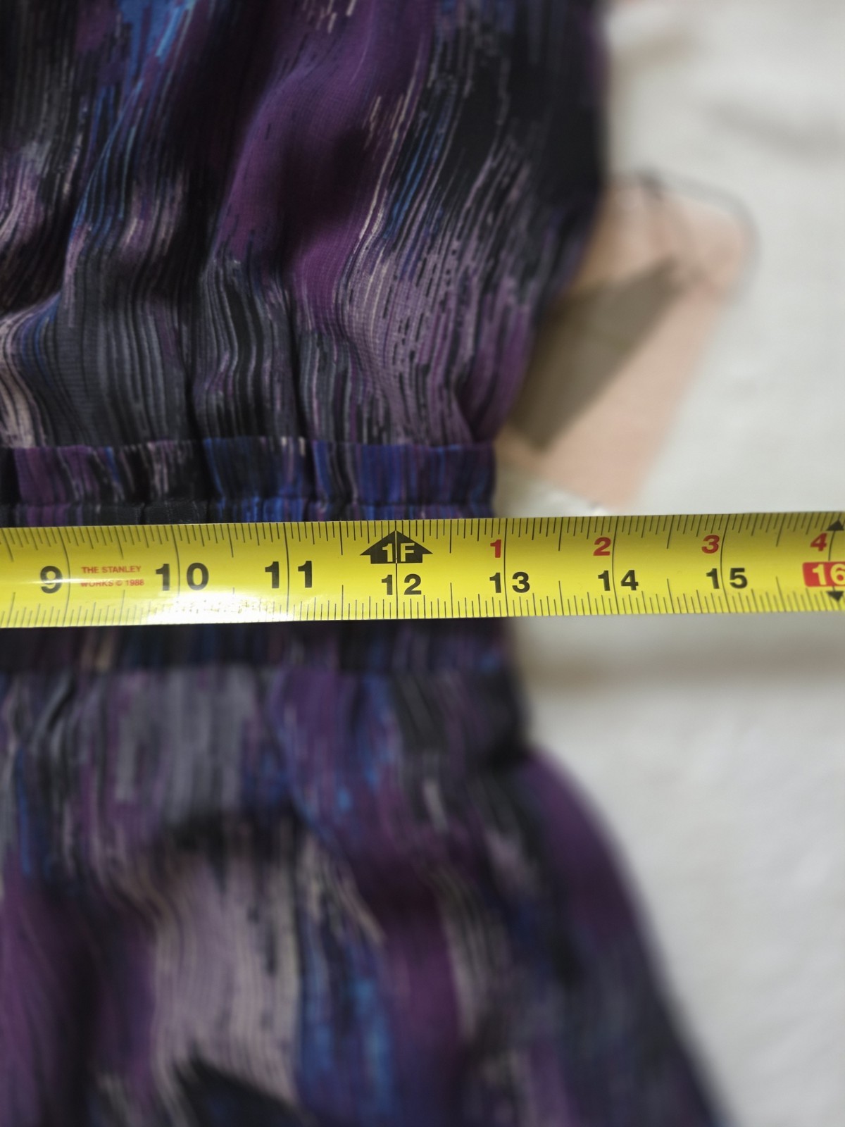 NWT Forever 21 Contemporary Purple Abstract Watercolor Mesh Mini Dress XS Artsy