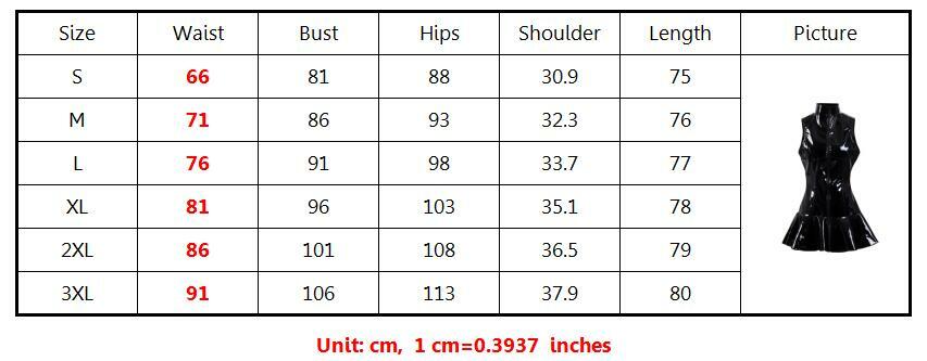 Ladies Shiny Wet Look PVC Leather Mini Dress Zipper Front Bodycon Dress Clubwear