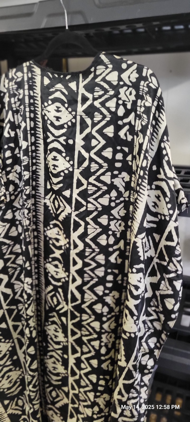 Robe Kimono Style Silky V Neck Dress Empire Tie Waste