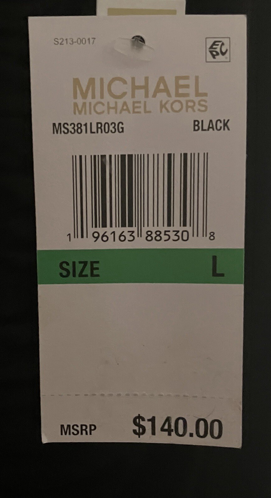MICHAEL Michael Kors Sleeveless Front Ruched MIDI Dress, Black, Large $140