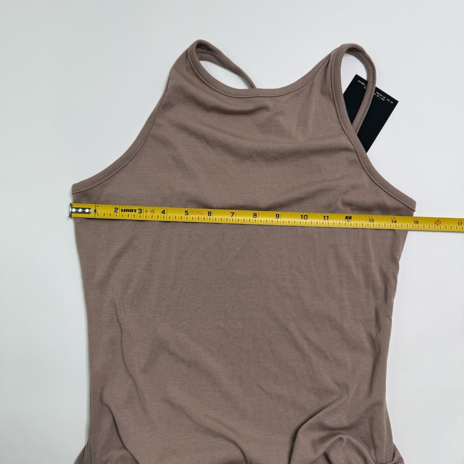 4th and Reckless Mini Dress Sz M Tan Megan Jersey Side Gather Dress Mocha Ruched
