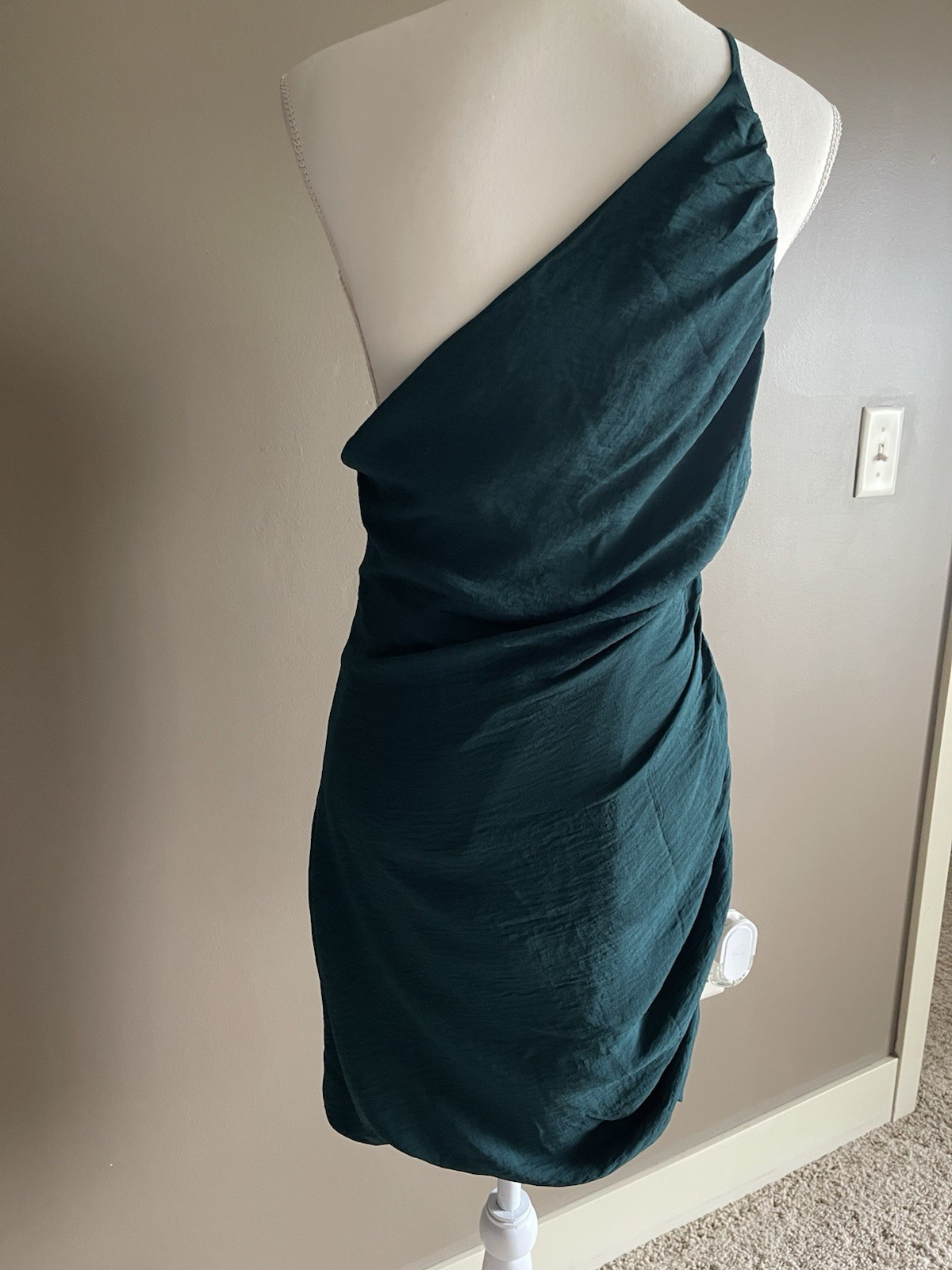 LUSH One – Shoulder Hunter Green Young Ladies Large Dress