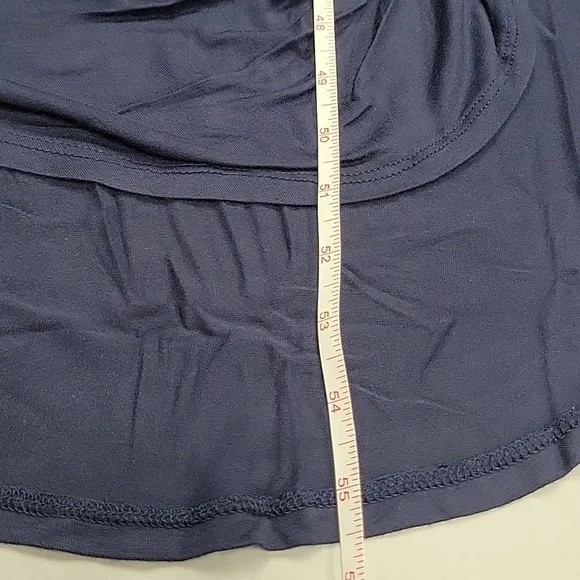 Stilletto’s Women’s Plus Every Day Maxi Dress w/Pockets V Neck XL Navy Blue 54″